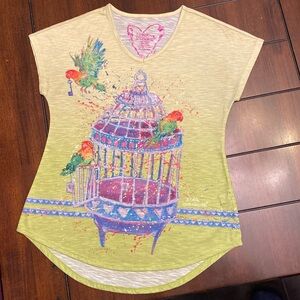 Leoma Lovegrove Embellished Parrots Top XS